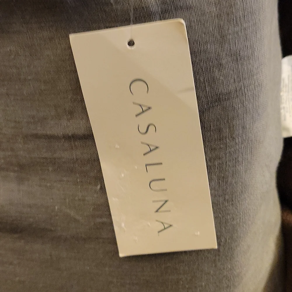 Casaluna Well-Being 100% Hemp Full Metal Gray Full 4 pc Sheet Set New in bag…
